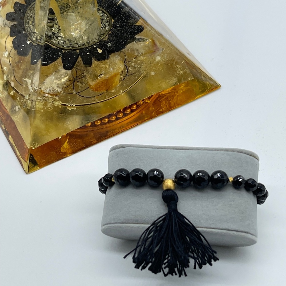 Satya Black Onyx Mala Bracelet